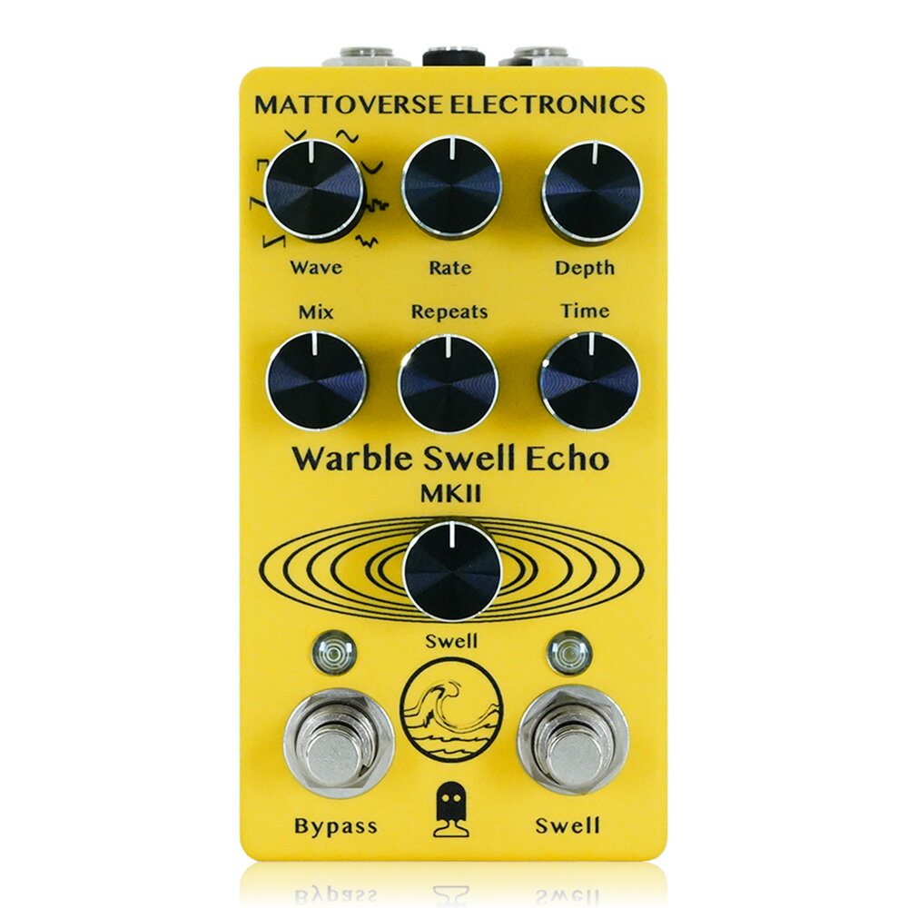 Mattoverse Electronics Warble Swell Echo MKII Yellow