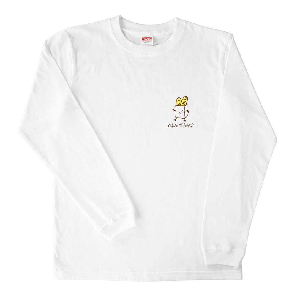 Effects Bakery French Bread 長袖 Tシャツ ホワイト 2XLサイズ