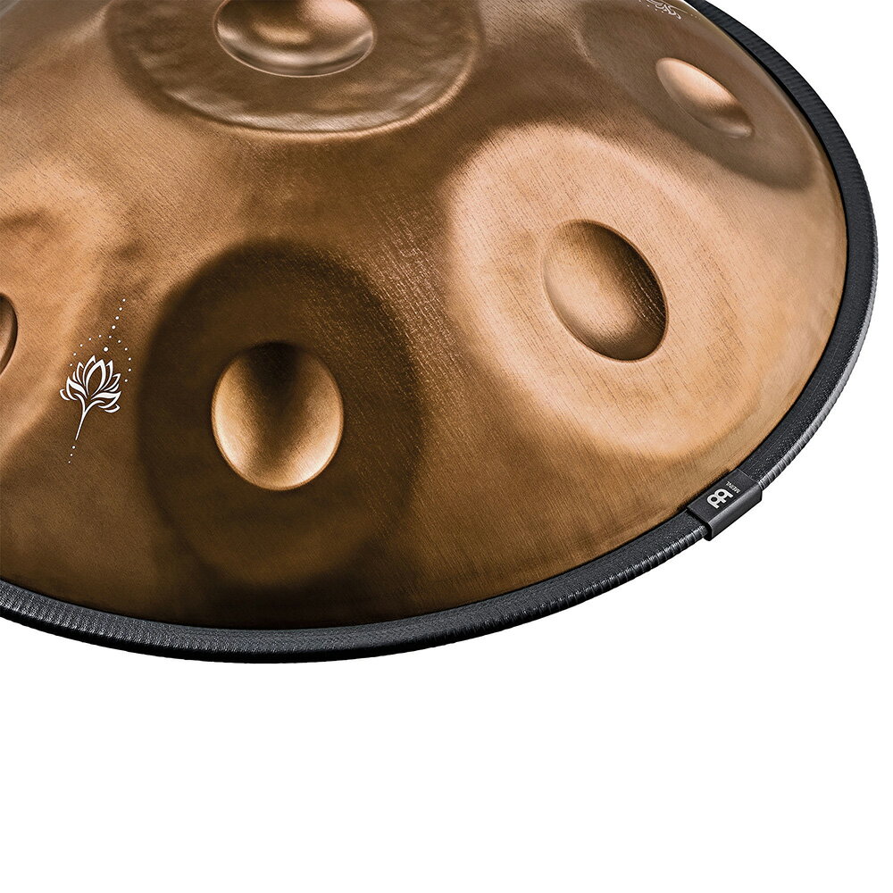 MEINL Sonic Energy Sensory Handpan, Stainless Steel, E La Sirena, 10 Notes, 432 Hz, Vintage copper, Engraved design [HPSTL102CU]