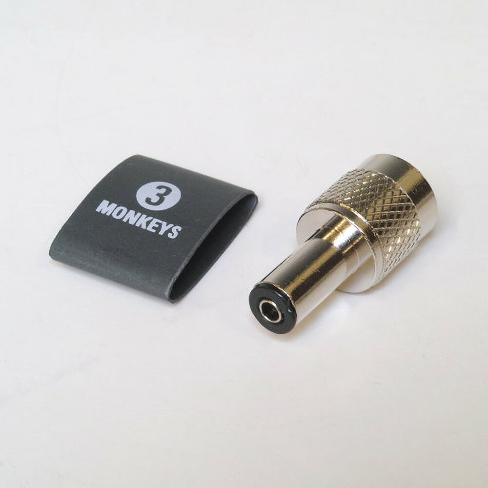 トピックスショッピングクレジット分割48回払いまで金利手数料0%！期間限定 2026年2月28日まで30,000円（税込）以上のお買い物が対象となります。本キャンペーンはクレジットカードでのお支払いは対象外となります。詳しくはお問い合わせください。アイテム説明DCケーブルキット用プラグ。3 Monkeys Solderless DC Solderless Pedalboard Kitに付属するものと同じ、DCケーブル制作用のDCプラグです。納期について売却時は迅速に商品情報の削除を心掛けておりますが、ショッピングページの更新までにタイムラグが生じ、ご注文のタイミングによっては商品のご用意ができない場合がございます。あらかじめご了承くださいますようお願い申し上げます。最強配送対象商品以外、納期のご確認はご注文前に「商品についての問合わせ」よりお問い合わせください。