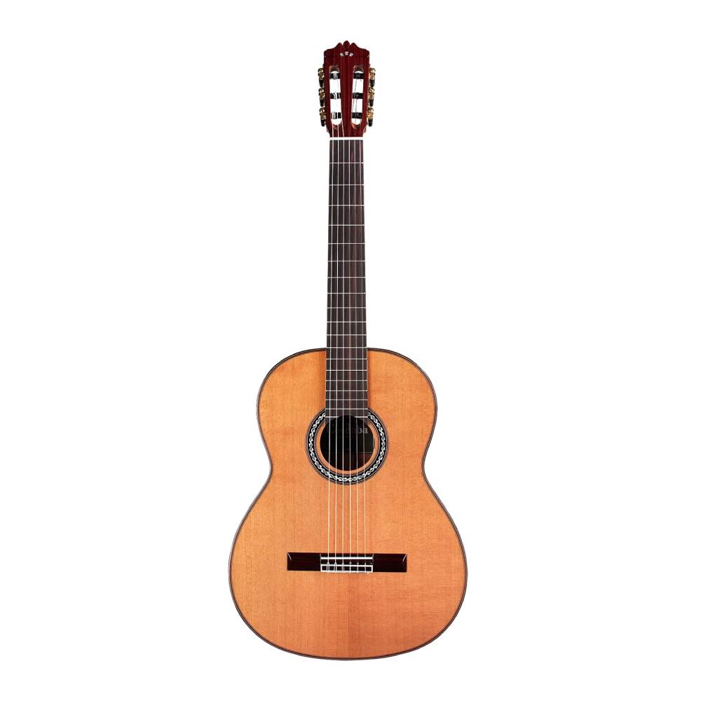 トピックスショッピングクレジット分割48回払いまで金利手数料0%！期間限定 2025年11月30日まで30,000円（税込）以上のお買い物が対象となります。本キャンペーンはクレジットカードでのお支払いは対象外となります。詳しくはお問い合わせください。アイテム説明C9は、カナディアン・シダーまたはヨーロピアン・スプルース・トップにマホガニー・バック＆サイドを組み合わせたオール単板スパニッシュ・スタイルのギター。小規模なブティック工房でハンドメイドされており、本格的なクラシック・ギタリストや、コンサート・レベルの楽器に手頃な価格でアップグレードしたいプレイヤーに最適です。[主な特長]構造：オールソリッドファミリ：トラディショナルスタイル：クラシック[仕様]ブリッジ材：エボニー指板材：ローズウッドネック材：マホガニーナット材：牛骨サドル材：牛骨サイド & バック：アフリカン・マホガニー単板バック・バインディング：ローズウッドバック・センター・ストリップ：ローズウッドバック・パーフリング・インレイ：メイプル＆ブラックボディ・トップ：ウエスタン・レッド・シダー単板スタイル：クラシックカラー：ナチュラル（NAT）フィニッシュ：グロス・ポリウレタンフレットからボディ：12ネック・ジョイント：スパニッシュ・ヒールネック・シェイプ：Cシェイプトップ・ブレイシング・パターン：7ファンウエスト幅：248mm（9.3/4インチ）[寸法・重量]ボディ・デプス：100mm（3 1/2インチ）ボディ・デプス・アッパーバウト：95mm（3/4インチ）ボディの長さ：489mm（19 1/4インチ）フレット寸法：2.0mm（幅）×1.1mm（高さ）ロアバウト幅：371mm（14 5/8インチ）マスター・カートンの寸法：112x58x69 (cm) - Córdoba・トライアングル・マスター・カートン（6パック）ネック厚 1フレット：21mmネック厚 9フレット：24mmナット幅：52mm（2インチ）全長：984mm（38 3/4インチ）弦長：650mm（25.6インチ）出荷時梱包の寸法：108 x 44 x 21 (cm) サウンドホール径：84mm（3.3インチ）楽器重量の目安：1.4kgアッパーバウト幅：292mm（11 1/2インチ）[その他]バック・パーフリング・インレイ・パターンと寸法：0.5mmメイプル、0.5mmブラック、0.5mmメイプル原産国：中国貝の有無：マザー・オブ・パールエレクトロニクス：FishmanOEM-PSY-B03限定商品：Noフレット数：19ヘッドプレート：ローズウッドヘッドストックロゴ：Córdoba アーチ・ロゴ - メイプル付属ケース：Córdoba・ポリフォーム・ケース弦の数：6ナットの弦の間隔：43mmpcid：1psid：2ロゼッタ：パーロイド Esteso織りパターンサイド・パーフリング・インレイ：メイプル＆ブラックサイド・パーフリング・インレイ・パターンと寸法：0.5mmメイプル、0.5mmブラック、0.5mmメイプルストリングス：Savarez クリスタル・コラム・ハイテンション 500CJテールストリップ：ローズウッドトップ・バインディング：ローズウッドトップ・パーフリング・インレイ：パドゥーク、メイプル、ブラックトップ・パーフリングのパターンと寸法：0.5ブラック、0.5メイプル、0.5ブラック、0.5パドゥーク、0.5パドゥーク、0.5ブラック、0.5メイプル、0.5ブラックトラスロッド：デュアルアクショントラスロッド・レンチ：4mm六角レンチチューニング：E-A-D-G-B-Eチューニング・マシン：Córdoba プレミアム・ゴールド＆ブラック・ボタンチューニング・マシン・モデル：ユング DJ305GK-P6B (S3)※画像はイメージとなります。商品の特性上、杢目や色味は個体差がございます。納期について売却時は迅速に商品情報の削除を心掛けておりますが、ショッピングページの更新までにタイムラグが生じ、ご注文のタイミングによっては商品のご用意ができない場合がございます。あらかじめご了承くださいますようお願い申し上げます。最強配送対象商品以外、納期のご確認はご注文前に「商品についての問合わせ」よりお問い合わせください。