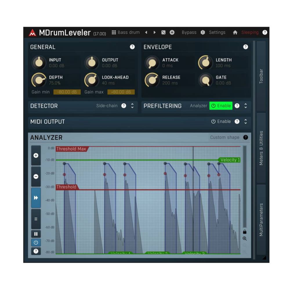 MeldaProduction MDrumLeveler 