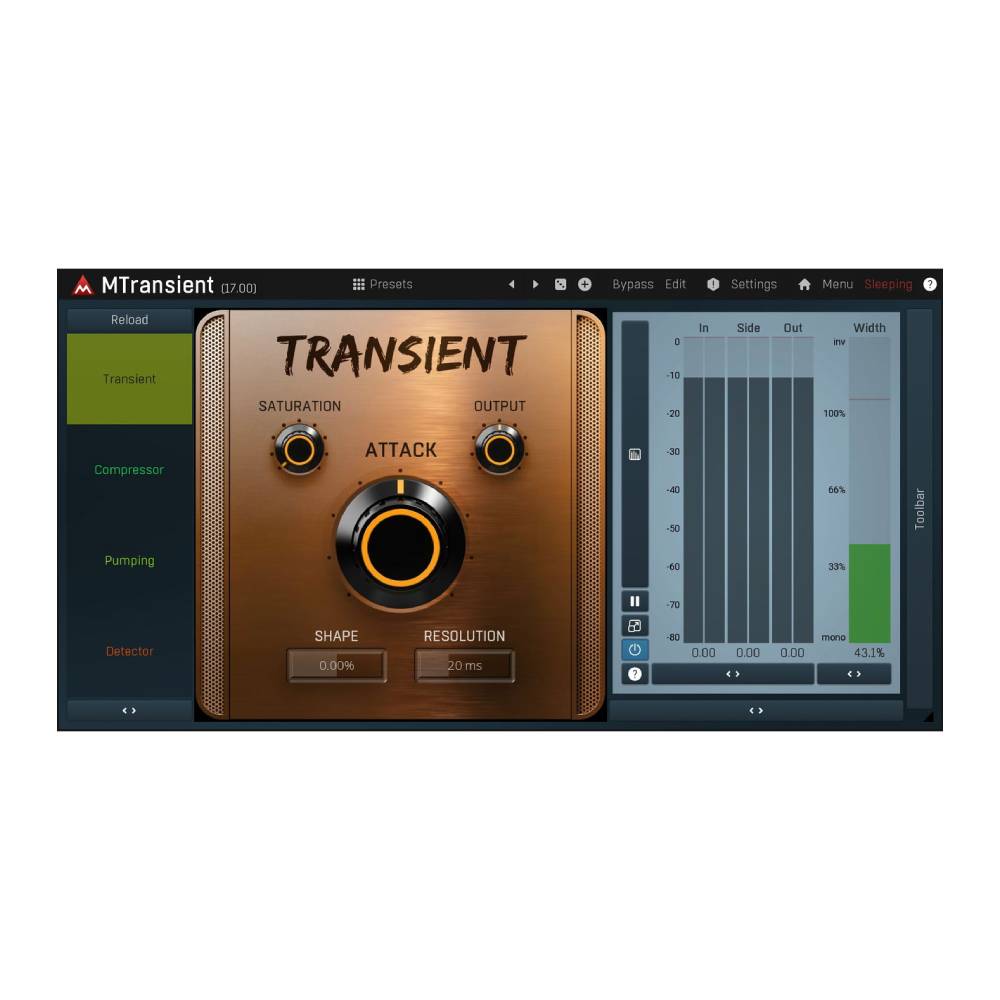 MeldaProduction MTransient [メール納品]