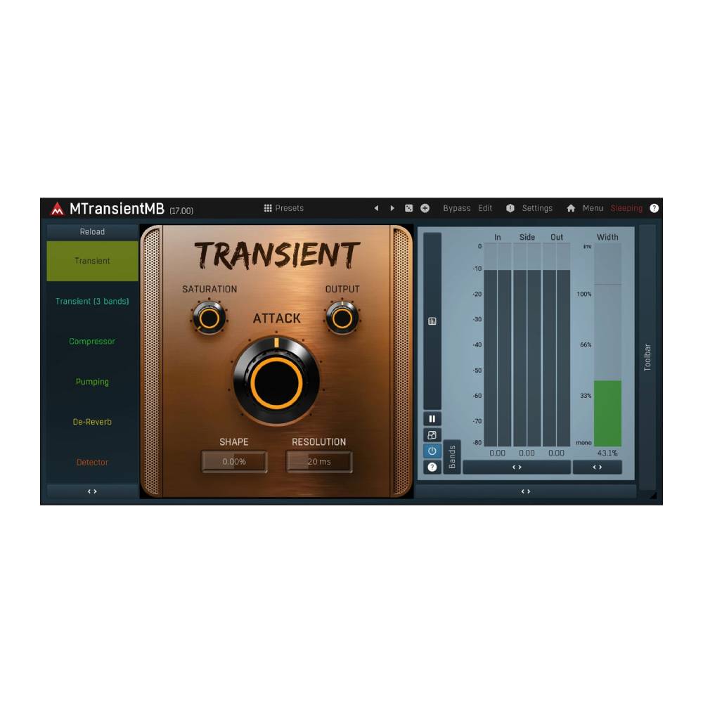 MeldaProduction MTransientMB [メール納品]