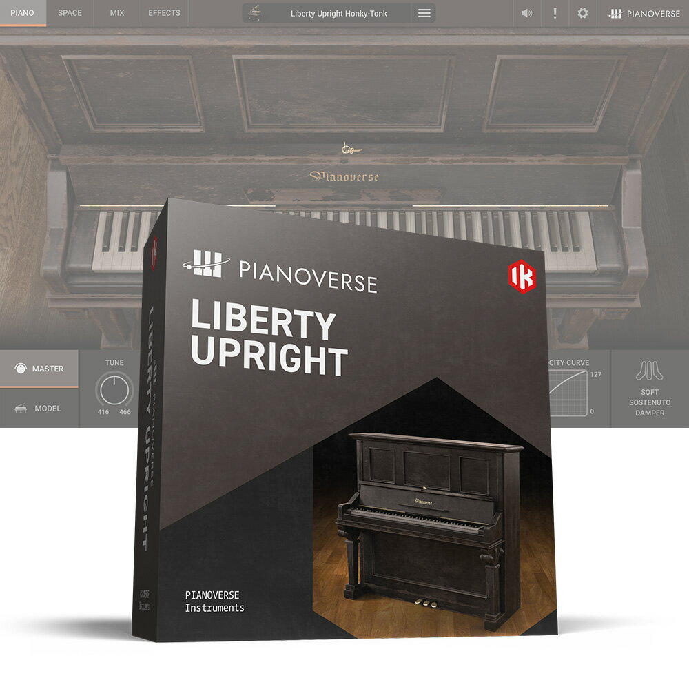 IK Multimedia Pianoverse Liberty Upright [メール納品]