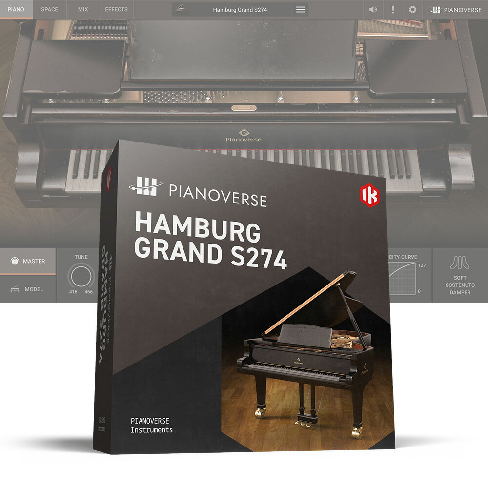 Sound Source - IK Multimedia Pianoverse Hamburg Grand S274 [メール納品]