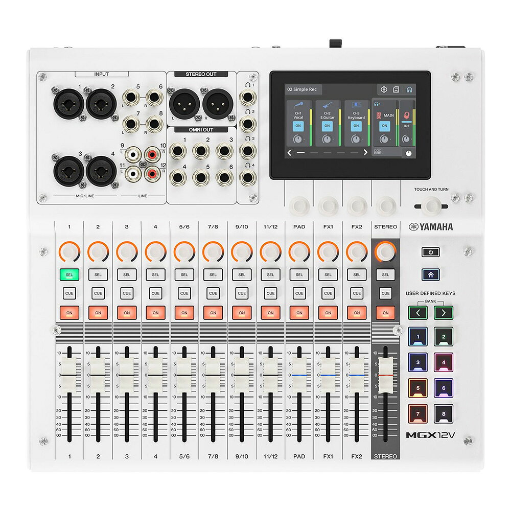 YAMAHA MGX12V W