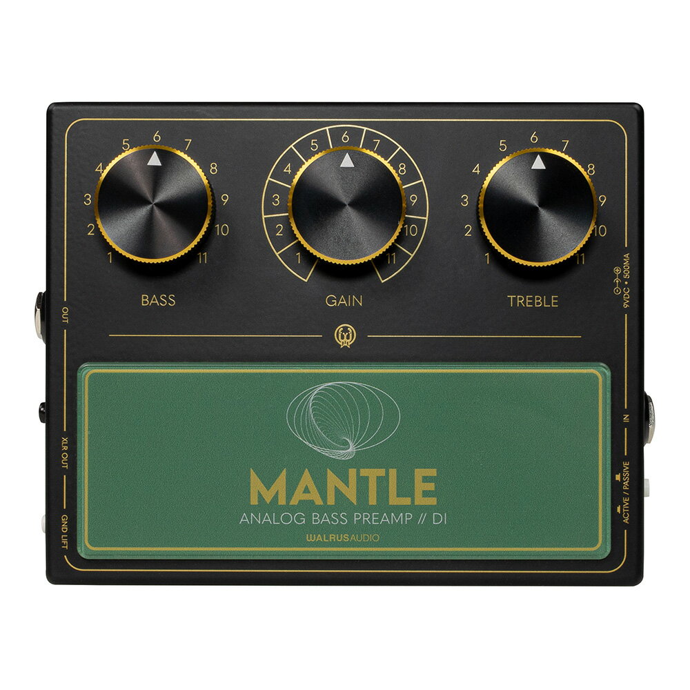 Switching System - WALRUS AUDIO Mantle Analog Bass Preamp // D.I. [WAL-MANT]