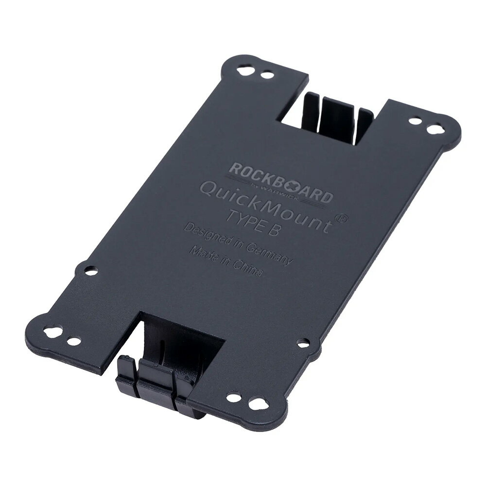 Effector Case - RockBoard by Warwick QuickMount Type B1 - Pedal Mounting Plate for FRIEDMAN, WAMPLER, WALRUS & MOOER GL 100 pedals [RBO B QM T B1]