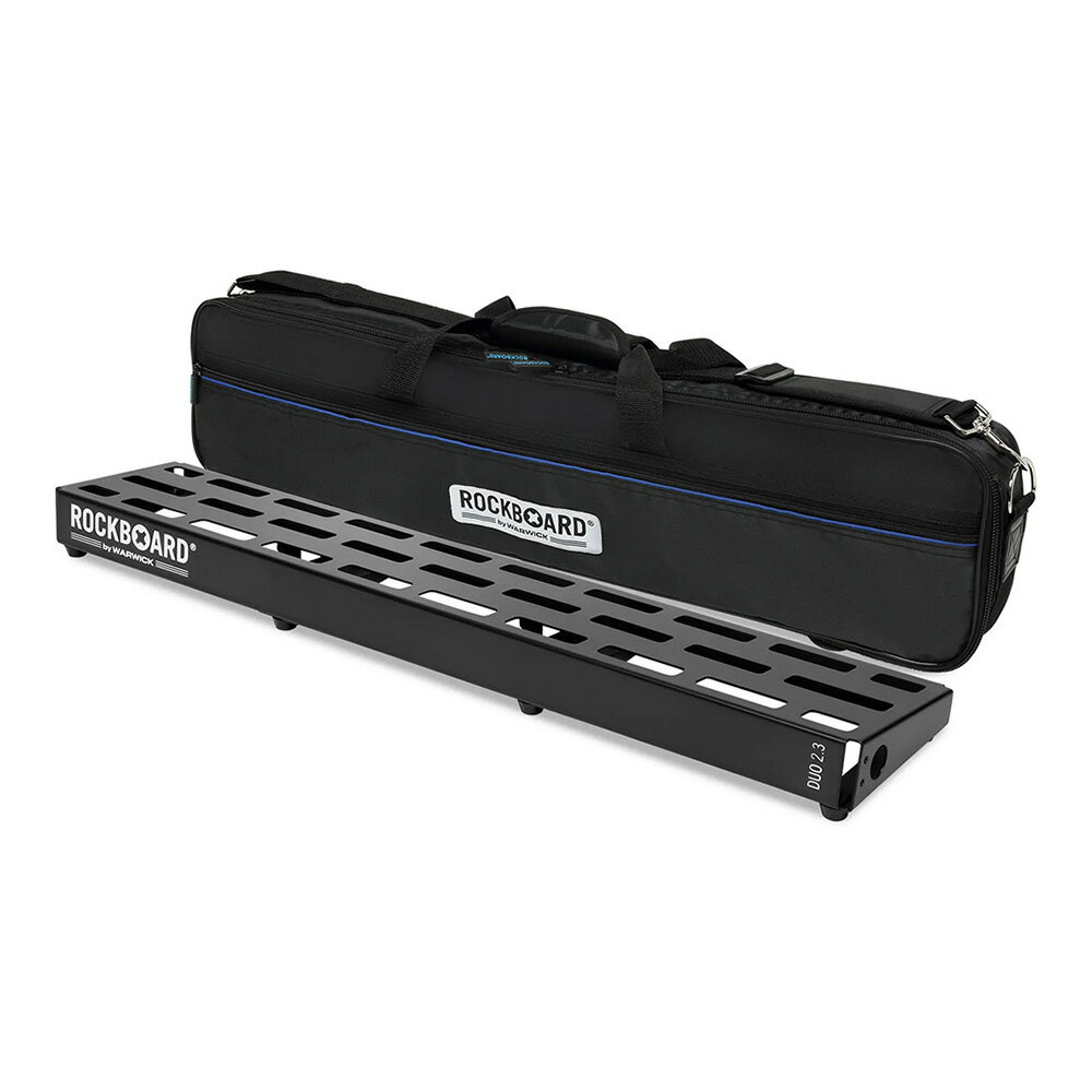 Effector Case - RockBoard by Warwick DUO 2.3, Pedalboard with Gig Bag [RBO B 2.3 DUO B]
