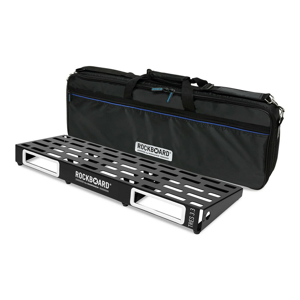 Effector Case - RockBoard by Warwick TRES 3.3, Pedalboard with Gig Bag [RBO B 3.3 TRES B]