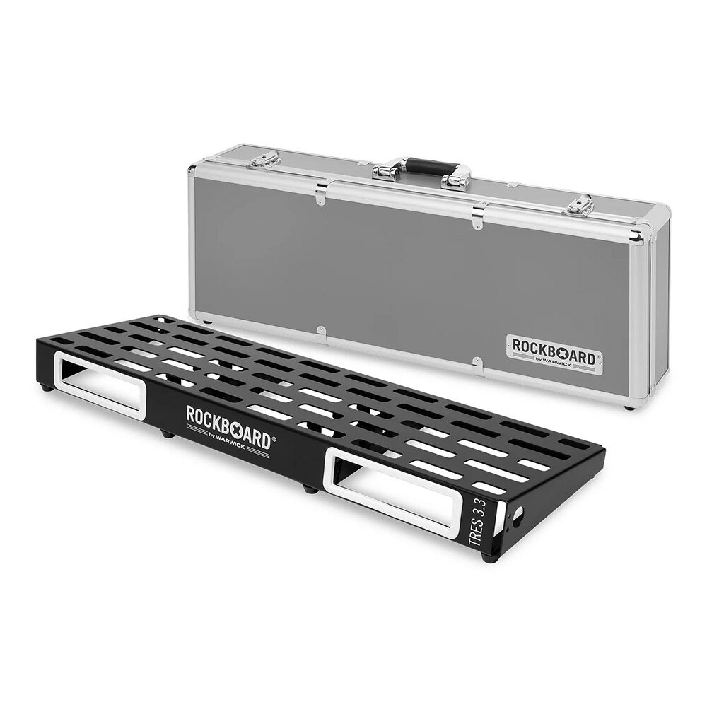Effector Case - RockBoard by Warwick TRES 3.3, Pedalboard with Flight Case [RBO B 3.3 TRES C]
