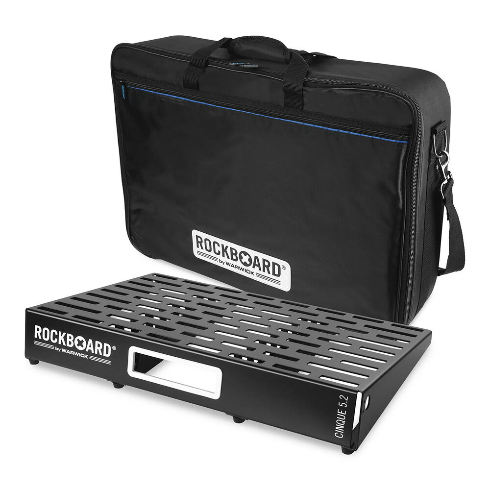 Effector Case - RockBoard by Warwick CINQUE 5.2, Pedalboard with Gig Bag [RBO B 5.2 CINQUE B]