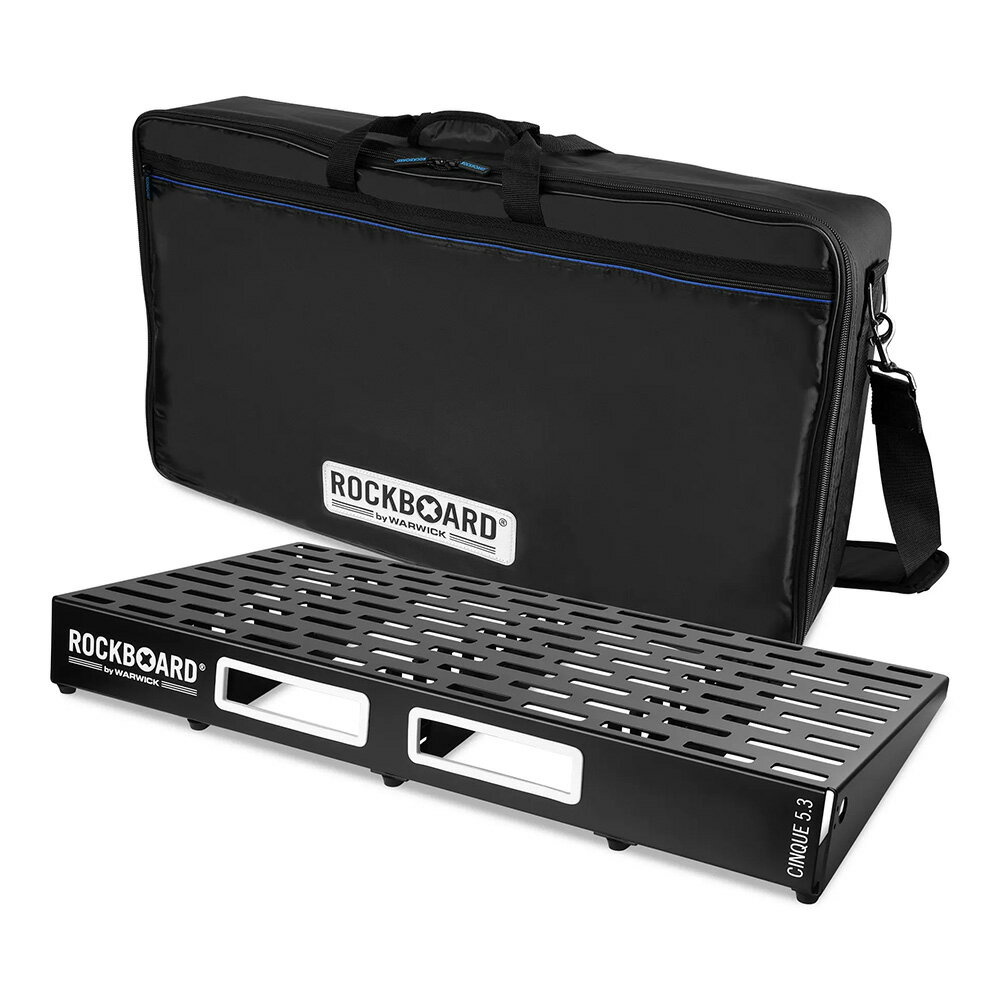 Effector Case - RockBoard by Warwick CINQUE 5.3, Pedalboard with Gig Bag [RBO B 5.3 CINQUE B]