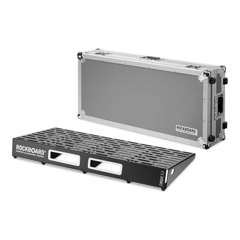 Rakuten - RockBoard by Warwick CINQUE 5.3, Pedalboard with Flight Case [RBO B 5.3 CINQUE C]