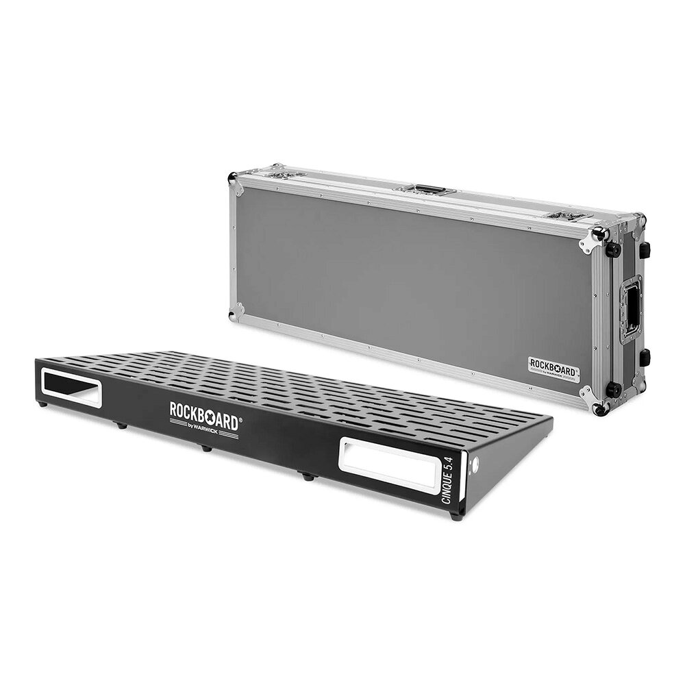 Rakuten - RockBoard by Warwick CINQUE 5.4, Pedalboard with Flight Case [RBO B 5.4 CINQUE C]