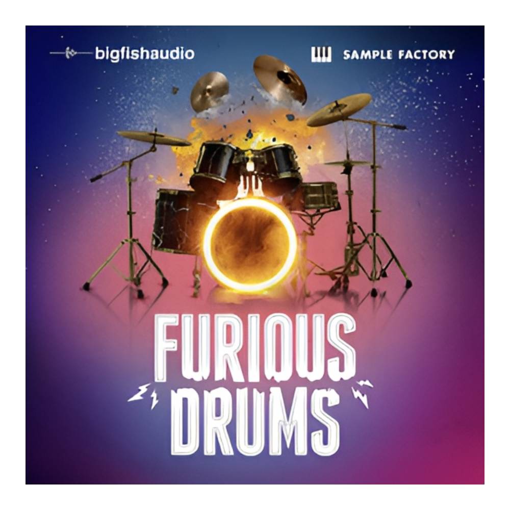 Sound Source - BIG FISH AUDIO FURIOUS DRUMS[メール納品]