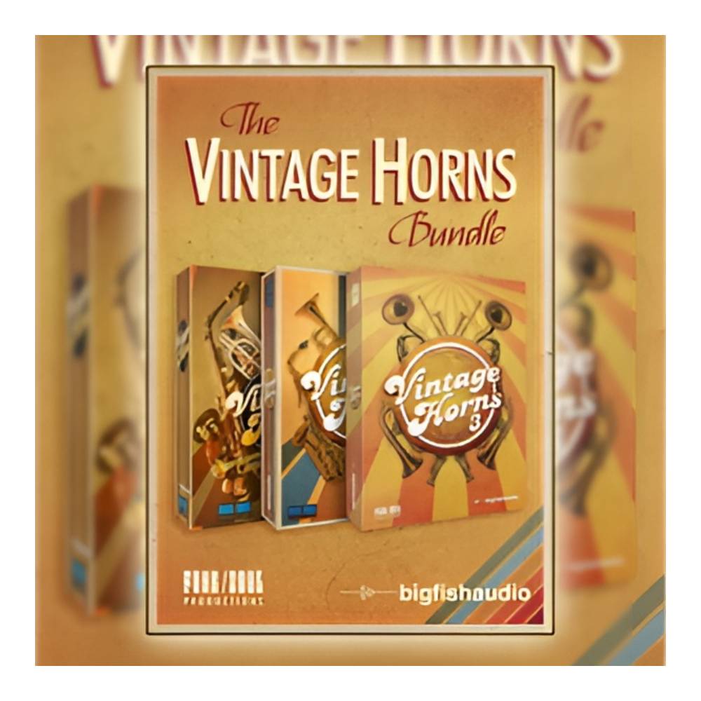 Sound Source - BIG FISH AUDIO VINTAGE HORNS BUNDLE[メール納品]