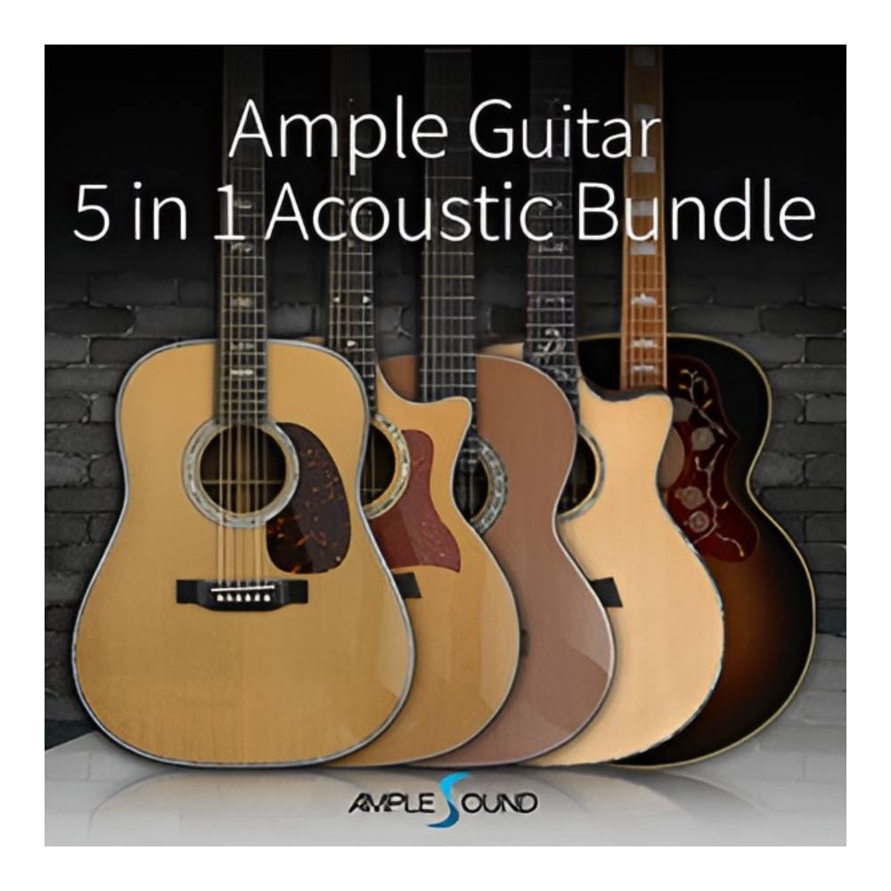 AMPLE SOUND Ample Guitar 5 in 1 Acoustic Bundle [メール納品]