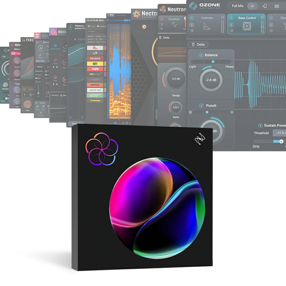 iZotope Music Production Suite 9 [メール納品]