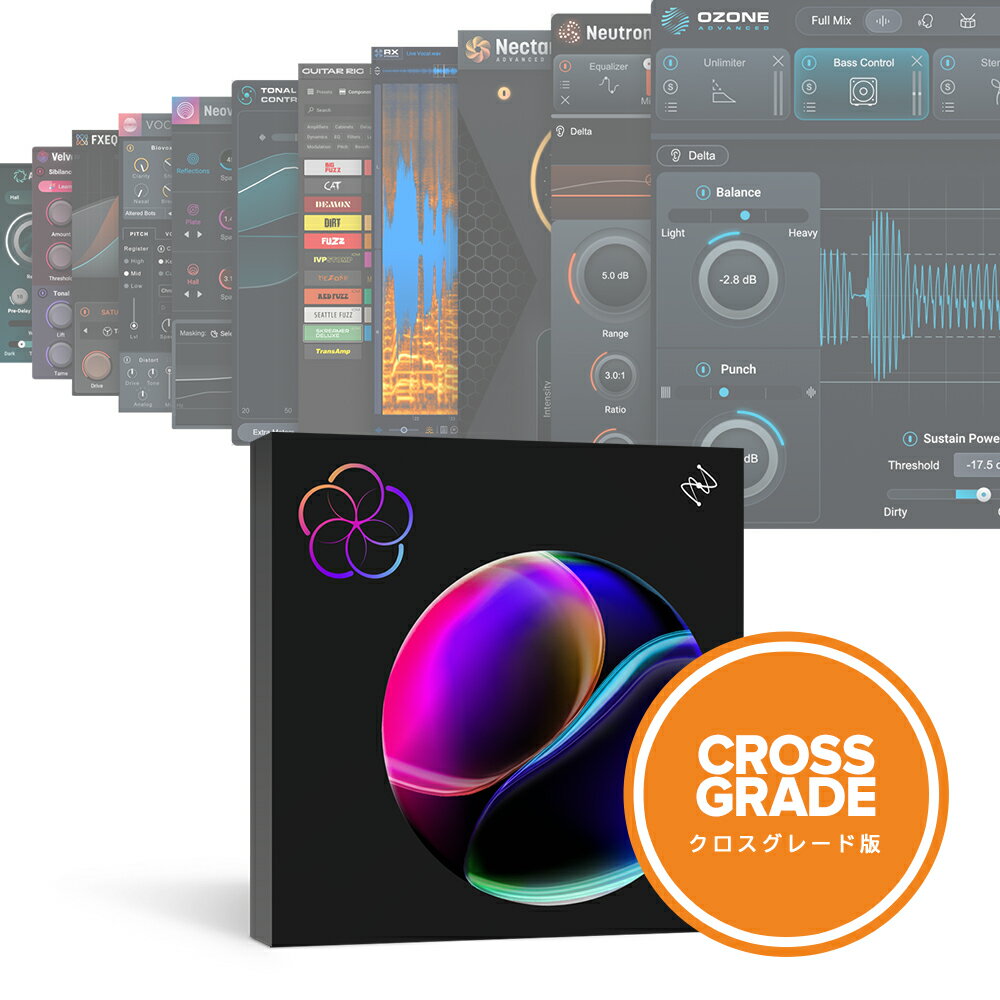 iZotope Music Production Suite 9: Crossgrade from Ozone Standard or Nectar Standard [メール納品]