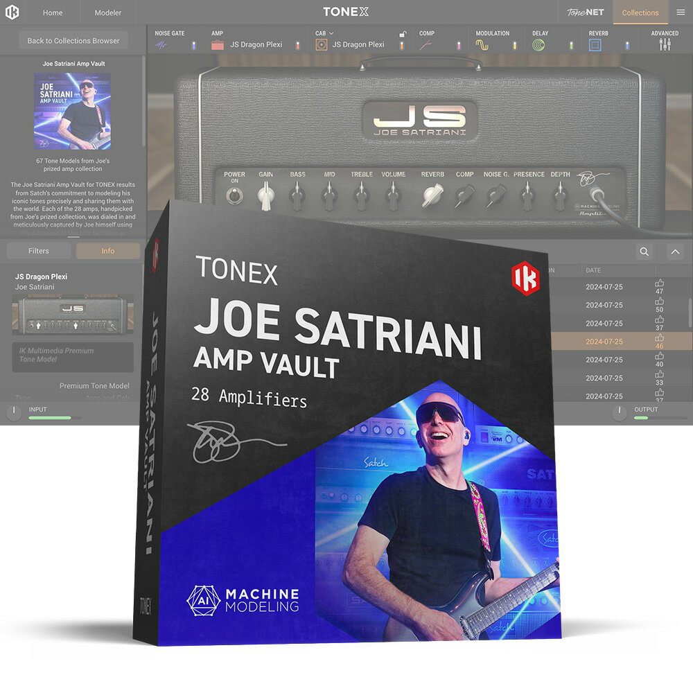乐天商城 - IK Multimedia TONEX Joe Satriani Amp Vault [メール納品]