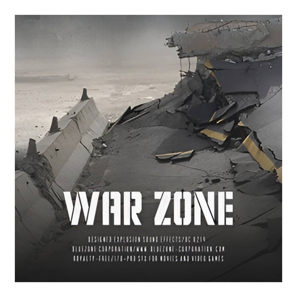 BLUEZONE WAR ZONE - DESIGNED EXPLOSION SOUND EFFECTS 