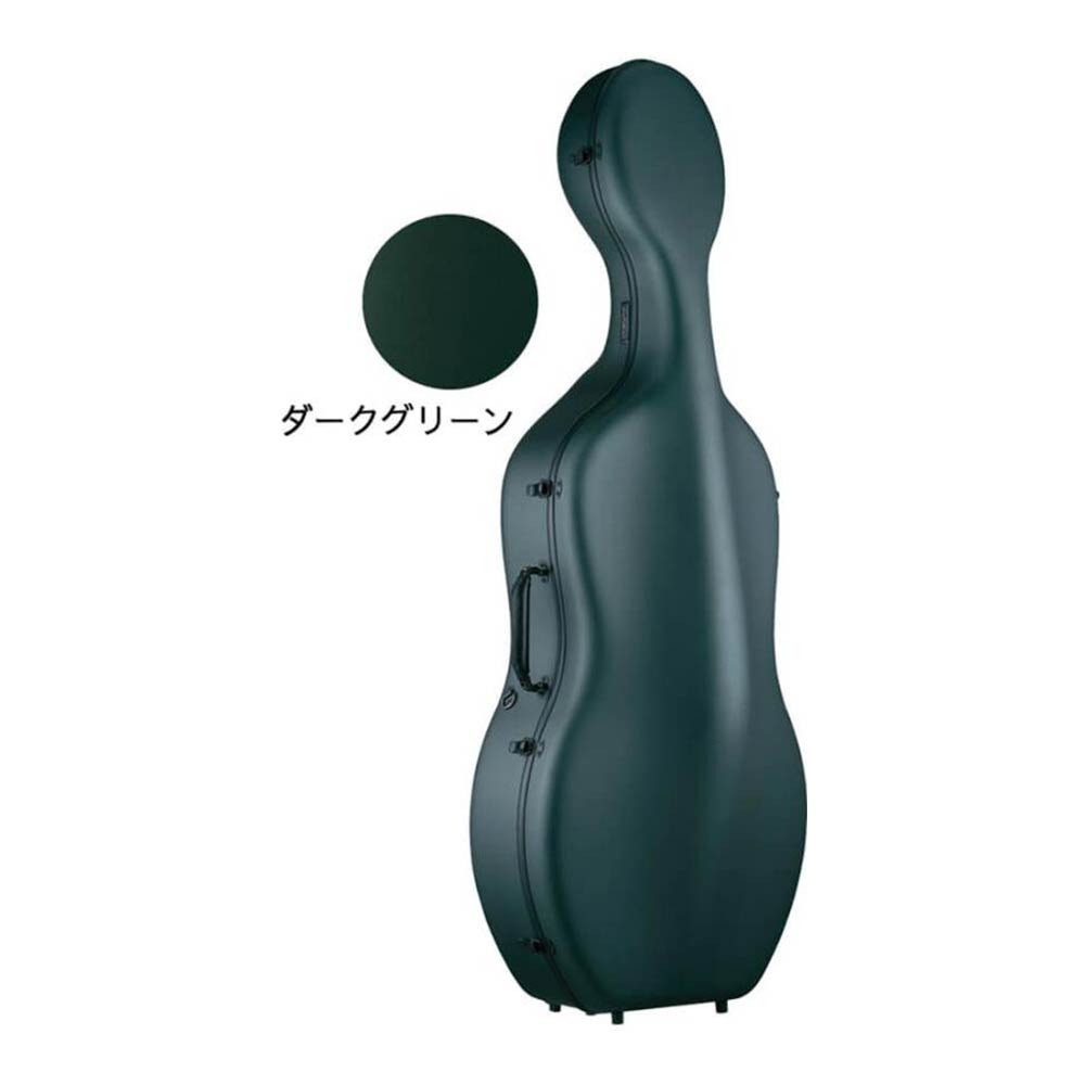 トピックスショッピングクレジット分割48回払いまで金利手数料0%！期間限定 2026年11月30日まで30,000円（税込）以上のお買い物が対象となります。本キャンペーンはクレジットカードでのお支払いは対象外となります。詳しくはお問い合わせください。アイテム説明チェロ用カーボンファイバー製ハードケース「新素材カーボンコンポジット」採用により価格を抑えたハイコストパフォーマンスモデル。丈夫、軽量だけでなく、使いやすさにこだわったチェロケース・ストラップ2本付属、リュックスタイル可。・ストラップは「クッションパッド」と「カラビナ」を採用。肩への負担が軽く、脱落を防ぎます。・長さ調節はベルトを引っ張るだけでラクラク。・ロック金具裏にクッション装備。・6ヶ所のロック金具で安心。・底部に5ヶ所脚ゴムを採用。立てて開いた時のたわみと不安定さを緩和。・弓ホルダーにファスナー採用。・ネック留めに「バックル」採用。・スクロール頂点にゴムリング装備。重量：3.6kg （※ 別途 ストラップ 0.3kg）リュック可納期について売却時は迅速に商品情報の削除を心掛けておりますが、ショッピングページの更新までにタイムラグが生じ、ご注文のタイミングによっては商品のご用意ができない場合がございます。あらかじめご了承くださいますようお願い申し上げます。あす楽対象商品以外、納期のご確認はご注文前に「商品についての問合わせ」よりお問い合わせください。