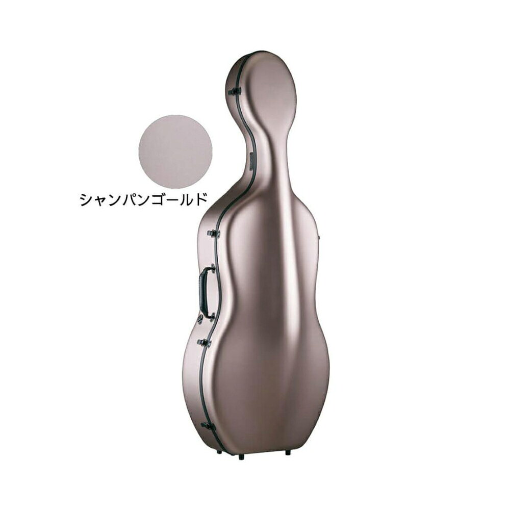 トピックスショッピングクレジット分割48回払いまで金利手数料0%！期間限定 2026年11月30日まで30,000円（税込）以上のお買い物が対象となります。本キャンペーンはクレジットカードでのお支払いは対象外となります。詳しくはお問い合わせください。アイテム説明チェロ用カーボンファイバー製ハードケース「新素材カーボンコンポジット」採用により価格を抑えたハイコストパフォーマンスモデル。丈夫、軽量だけでなく、使いやすさにこだわったチェロケース・ストラップ2本付属、リュックスタイル可。・ストラップは「クッションパッド」と「カラビナ」を採用。肩への負担が軽く、脱落を防ぎます。・長さ調節はベルトを引っ張るだけでラクラク。・ロック金具裏にクッション装備。・6ヶ所のロック金具で安心。・底部に5ヶ所脚ゴムを採用。立てて開いた時のたわみと不安定さを緩和。・弓ホルダーにファスナー採用。・ネック留めに「バックル」採用。・スクロール頂点にゴムリング装備。重量：3.6kg （※ 別途 ストラップ 0.3kg）リュック可納期について売却時は迅速に商品情報の削除を心掛けておりますが、ショッピングページの更新までにタイムラグが生じ、ご注文のタイミングによっては商品のご用意ができない場合がございます。あらかじめご了承くださいますようお願い申し上げます。あす楽対象商品以外、納期のご確認はご注文前に「商品についての問合わせ」よりお問い合わせください。
