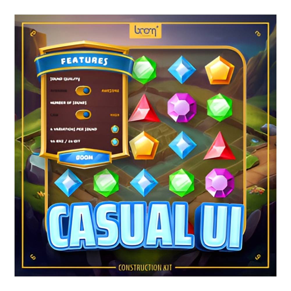 BOOM Library CASUAL UI - CONSTRUCTION KIT [メール納品]