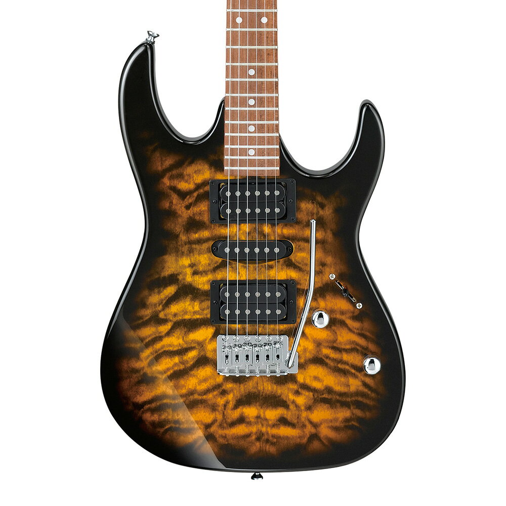 Ibanez アイバニーズ エレキギター Gio GRX70QA-SB (Sunburst)【アクセサリーキット付】