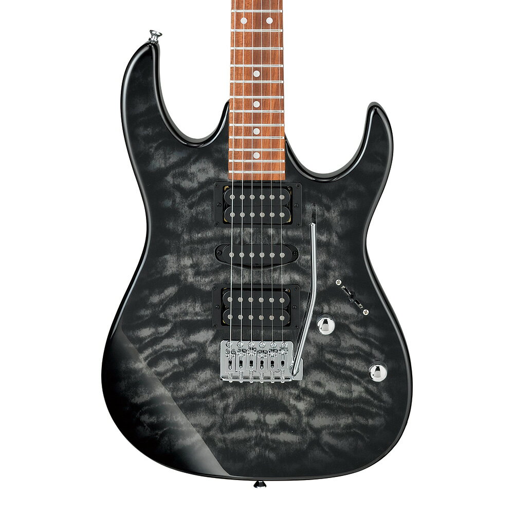 Ibanez アイバニーズ エレキギター Gio GRX70QA-TKS (Transparent Black Sunburst)