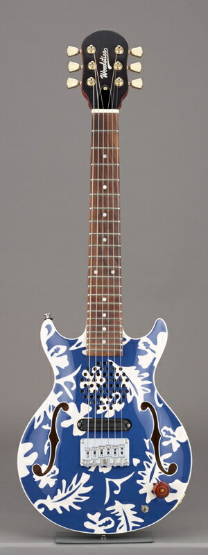 Av~jGLM^[ Woodstics Guitars WS-MINI ALOHA BLUE & WHITE ALOHA