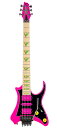 TRAVELER GUITAR Vaibrant Deluxe V88X Hot Pink