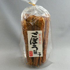サクサク食感がクセになる、きんぴらごぼう風味のお菓子です