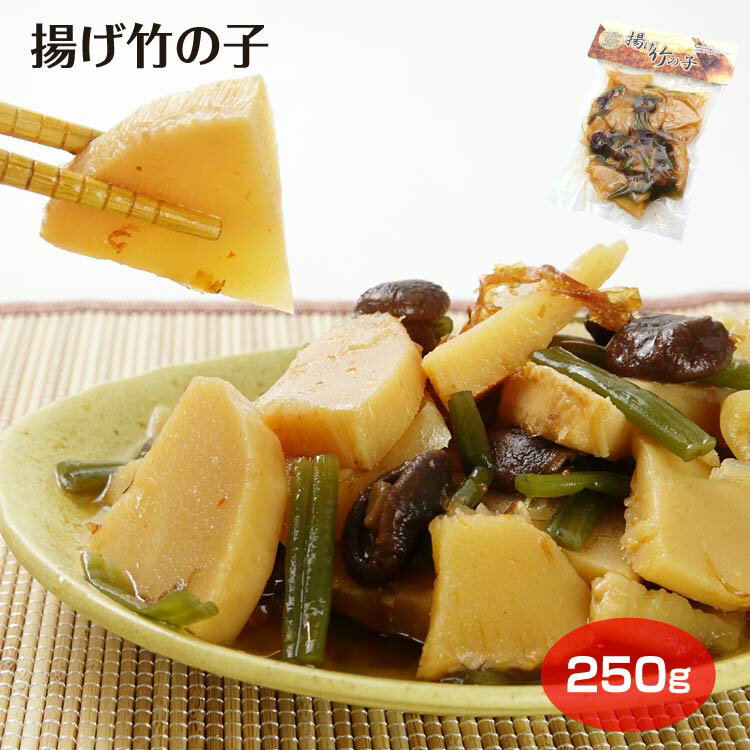 揚げ竹の子 250g たけのこ 竹の子 筍 タケノコ 揚げたけのこ 惣菜 おかず おつまみ お土産 おみやげ