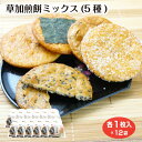 草加煎餅 ミックス アソート 個包装 5枚 せんべい 草加みやげ 埼玉みやげ 米菓 草加亀楽煎餅本舗 国内産うるち米 おやつ お茶請け 送料無料