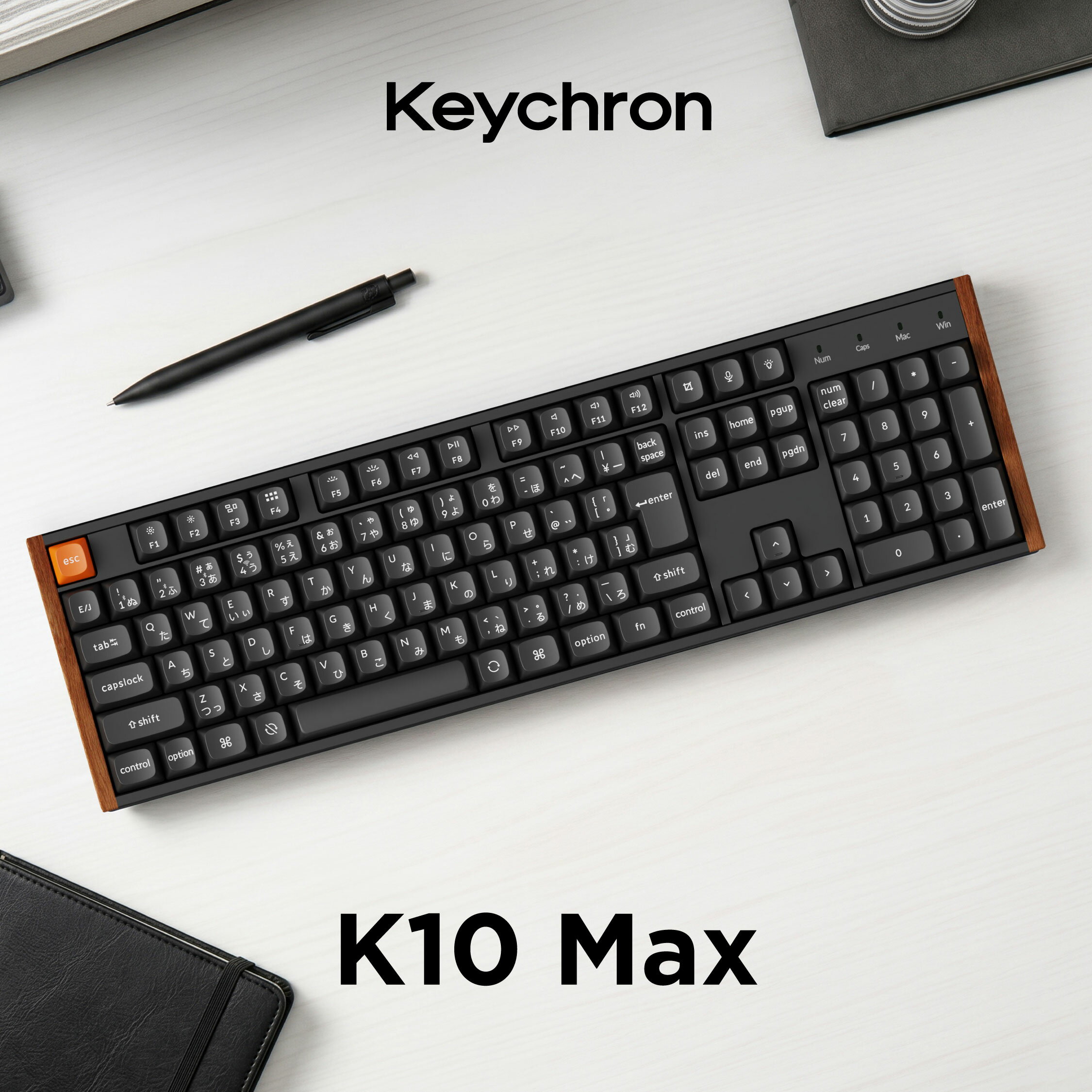 Keychron K10 MAX QMK Wireless Custom Mechanical Keyboard