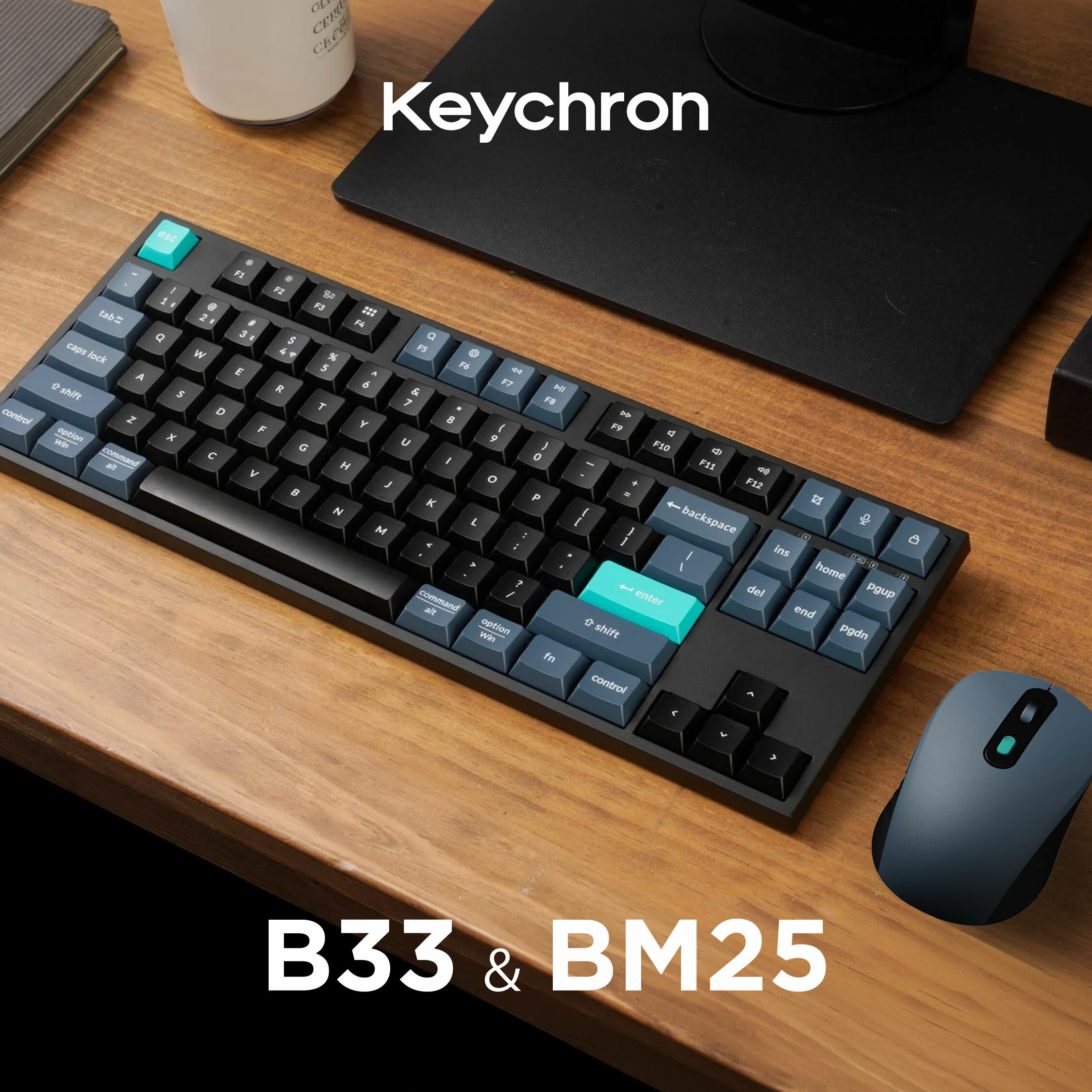 Keychron B33キーボード & BM25マウス ワイヤレスコンボ