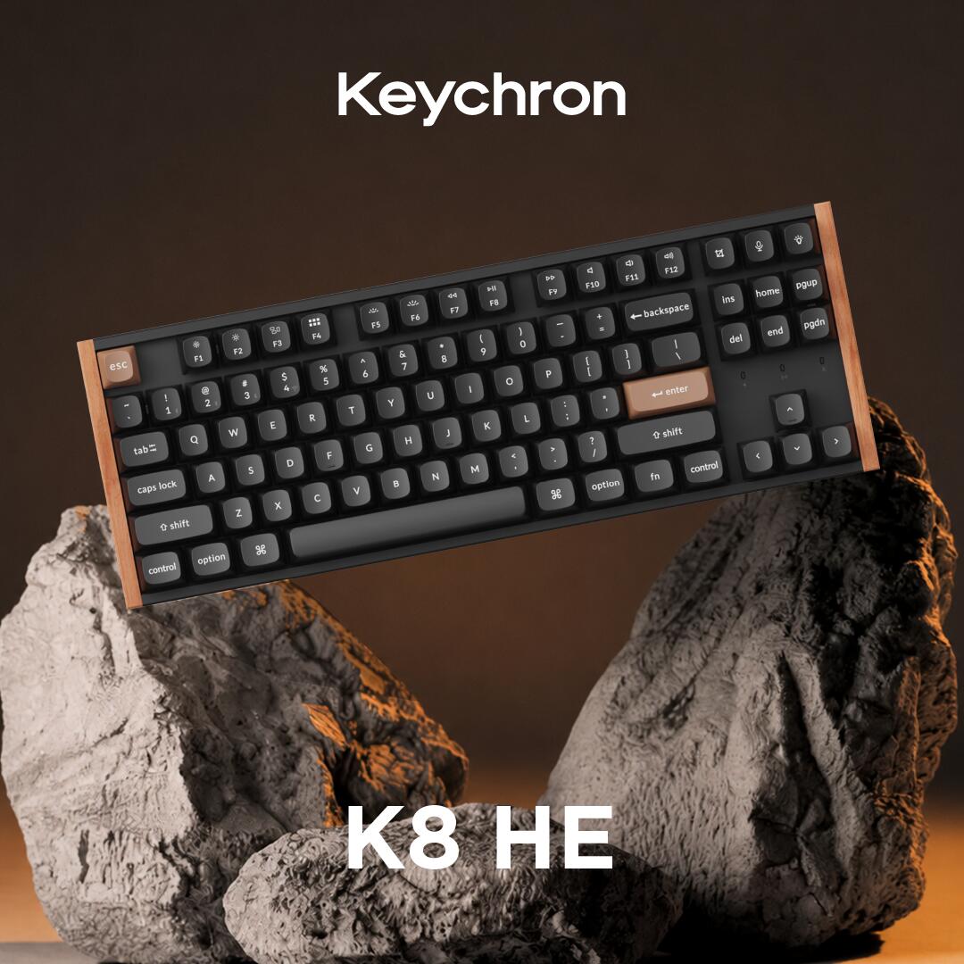 楽天市場】keychron k8 茶 white ledの通販