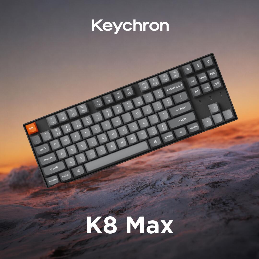 Keychron K8 MAX QMK ワイヤレスカスタム・メカニカルキーボード