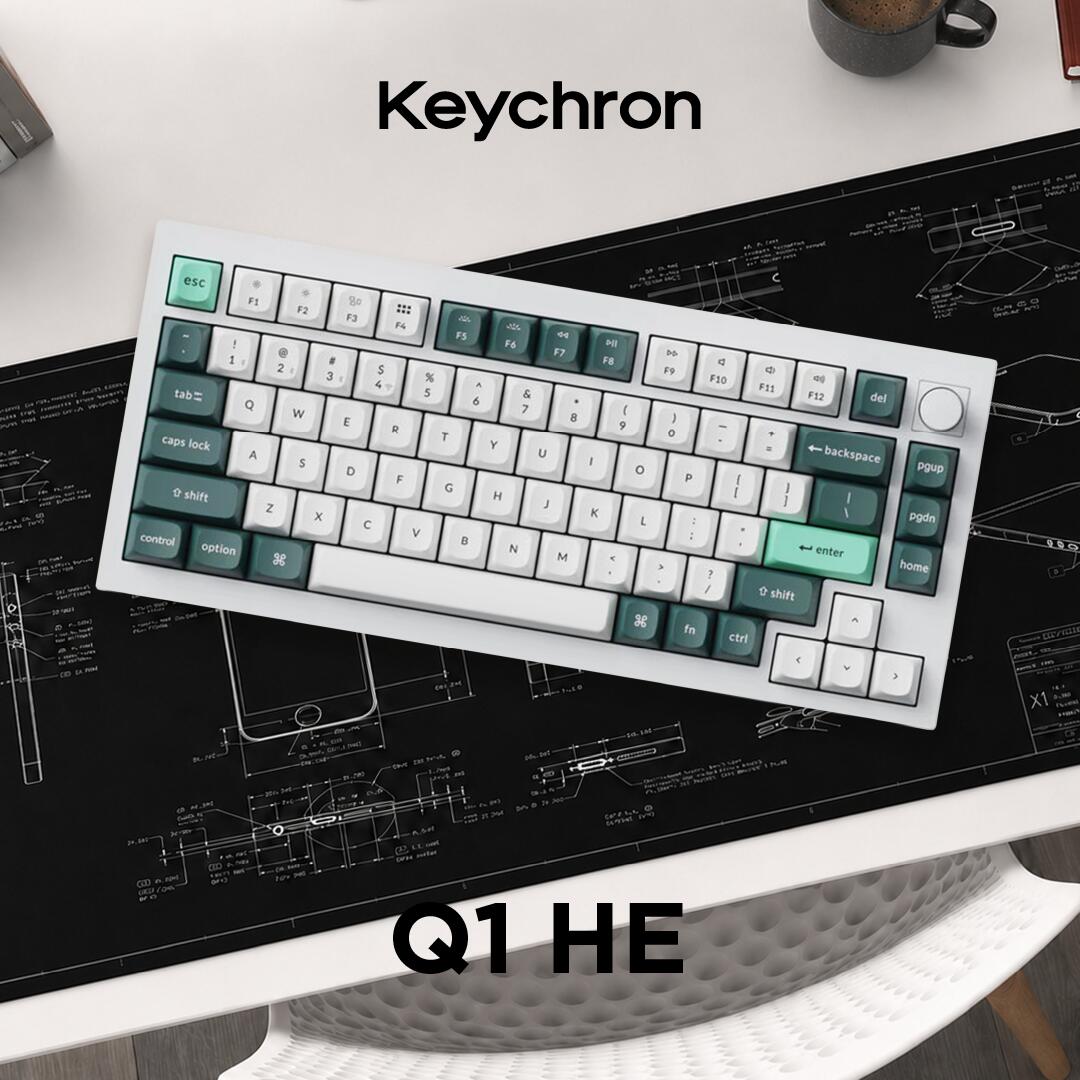 Keychron Q1 HE マグネットスイッチ搭載 QMK ワイヤレス カスタムキーボード