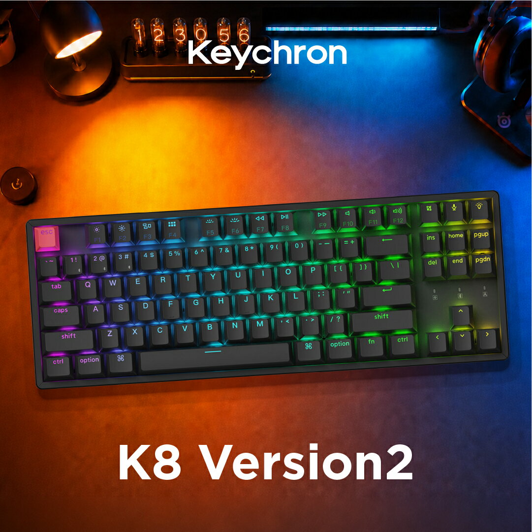 Keychron K8 Version 2 QMK Wireless Custom Mechanical Keyboard