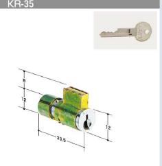 乐天商城 - ロッカー、デスク錠　KR-35　　カーデックスVCL-1