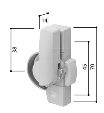 HH5K-11482　右（ダークグレー）（HHK12799.HHJ0850-2）のクレセントのみ