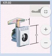 Rakuten - ロッカ、デスク錠　KR-80