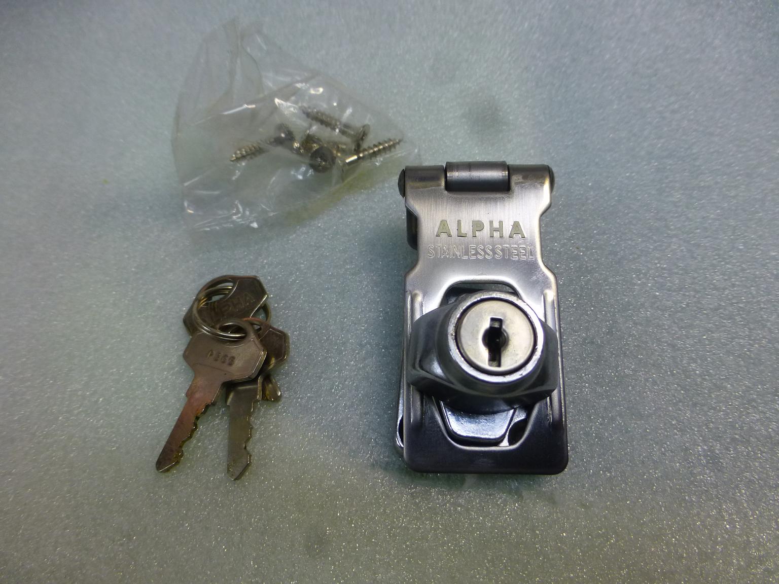 ALPHA　掛金錠　HASPLOCK　2550　　60mm