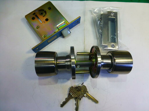 GOAL 握り玉錠 N-UC6E B/S64mm 扉厚33〜43mm GOAL 握り玉錠 N-UC6E B/S64mm 扉厚33〜43mm