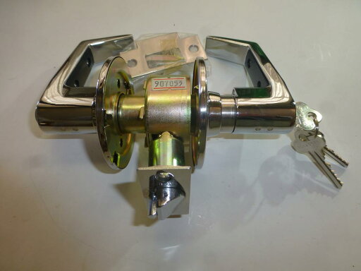 SHOWA SK-VL-G24 レバータイプ円筒錠 B/S60 ドア厚33〜45mm キー付き SHOWA SK-VL-G24 レバータイプ円筒錠 B/S60 ドア厚33〜45mm キー付き