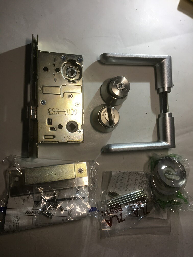 MIWA　U9LA33-1レバーハンドルセット　51mm 33〜42mm